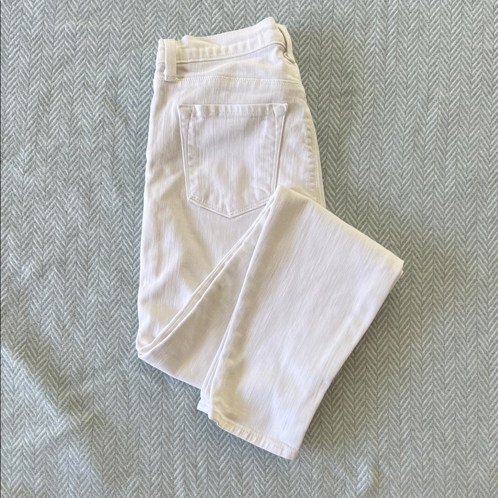 J Brand Women's White Alana Skinny Pants